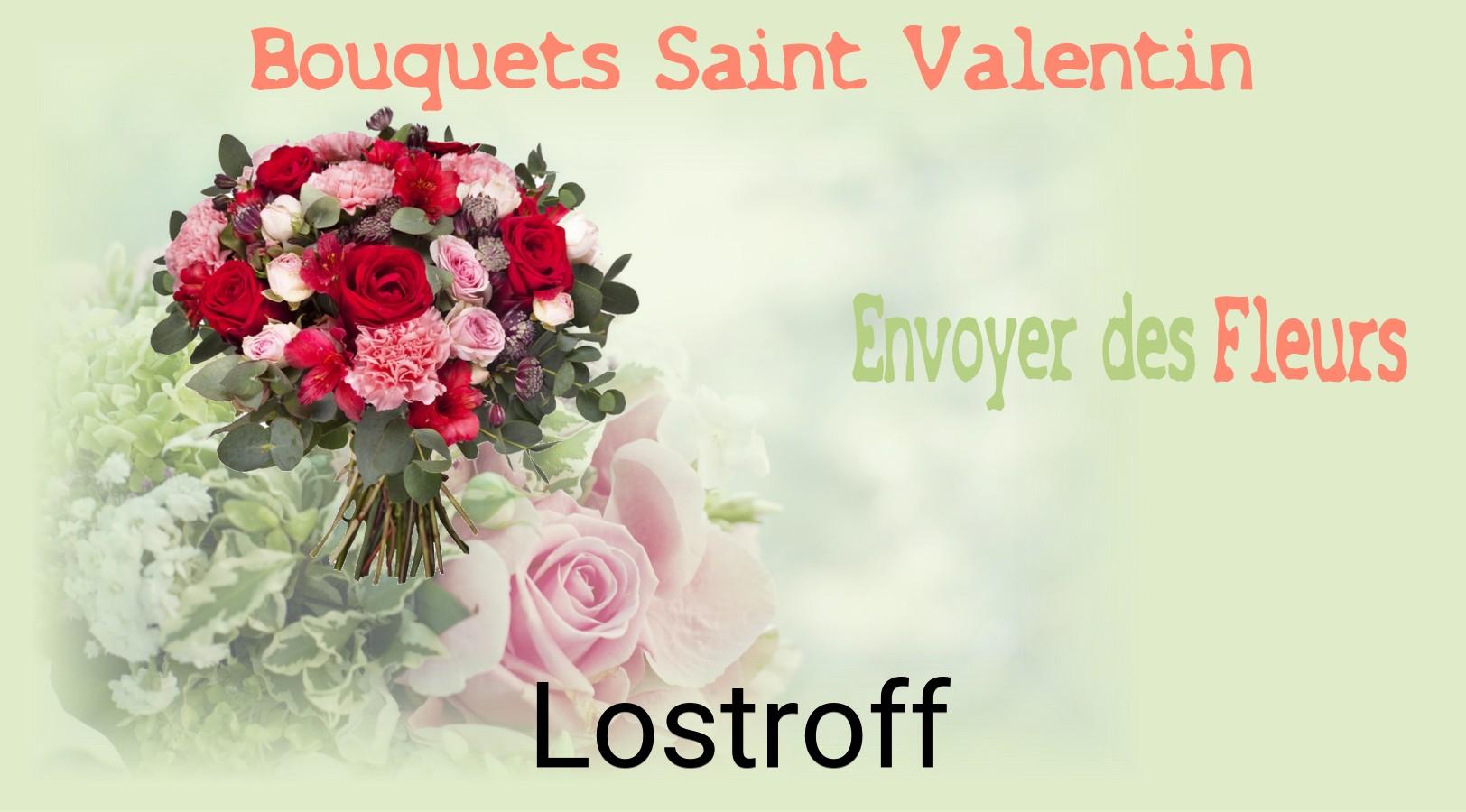 Roses de Saint-Valentin livrées à Lostroff